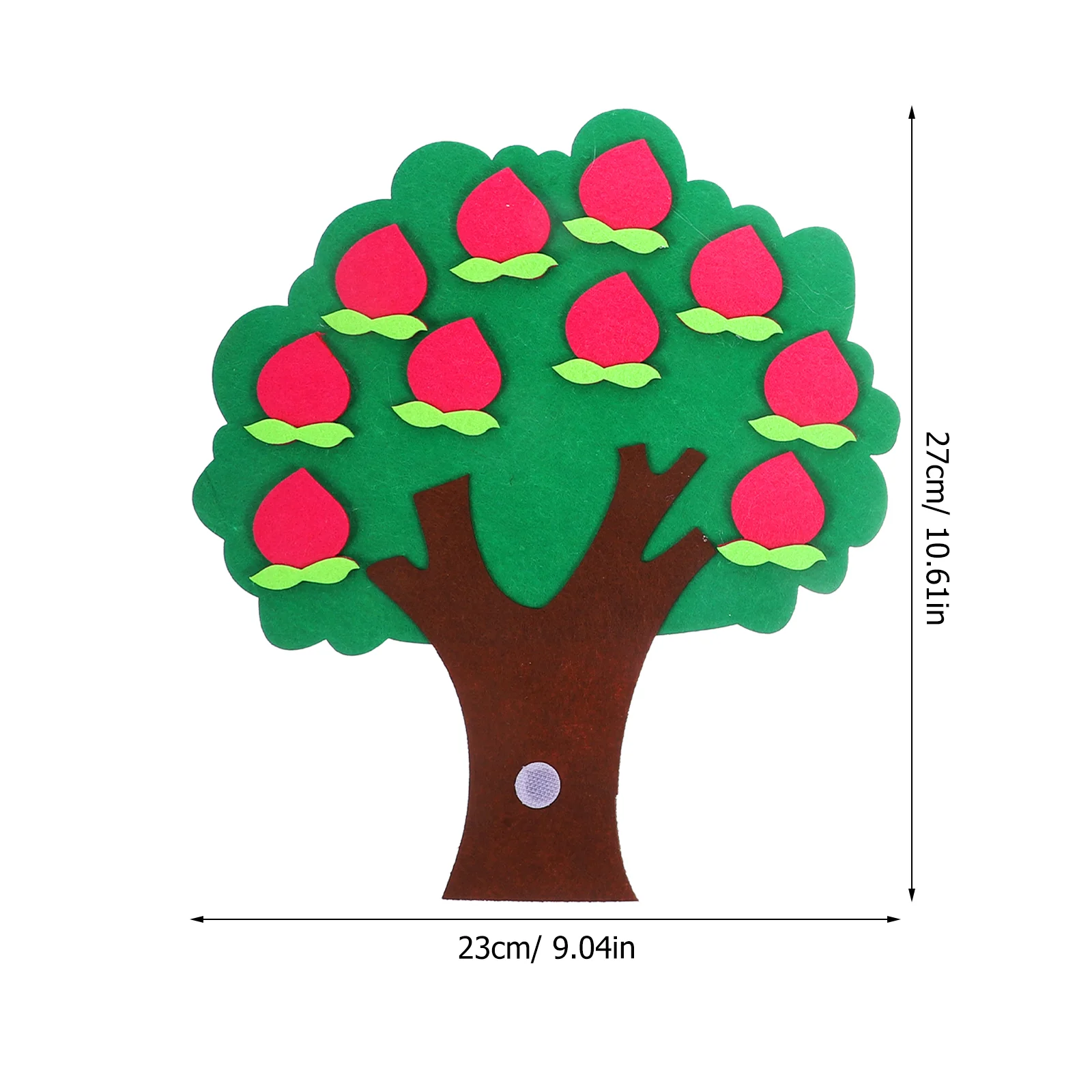 Digital Cognitive Toys Fruit Tree Matching Pairing Practical Non-woven DIY Math Portable