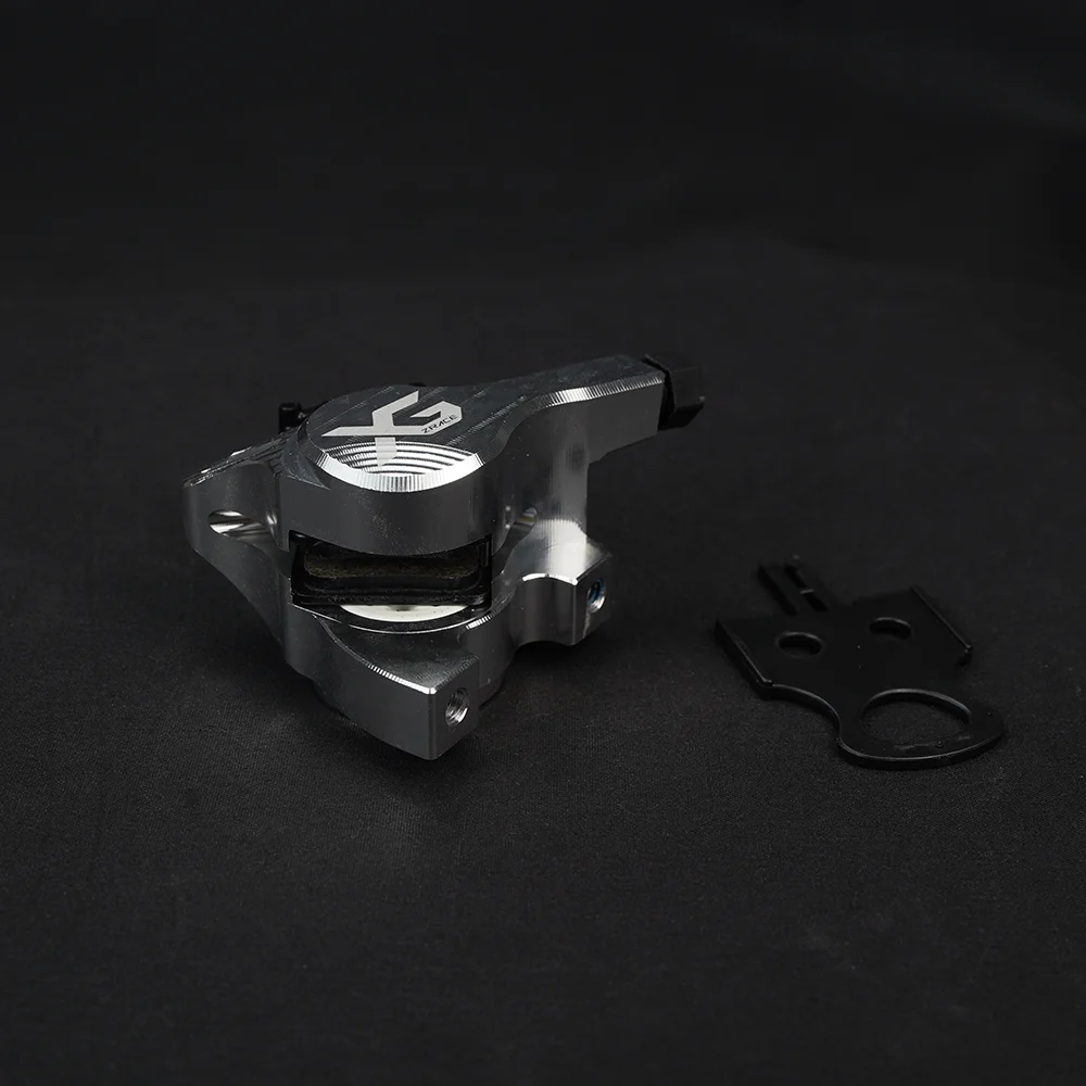 ZRACE XG Flat-Mount-Bremssattel, hydraulischer Rennrad-Bremssattel, ICE-TECH-Bremsbeläge, BMX-Rennsattel, vollständig CNC-gefräst, leichtgewichtig – Detail 7