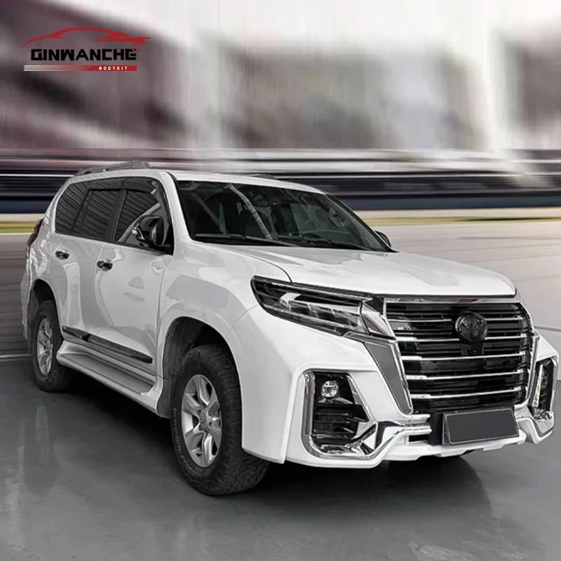 

High Quality Used Car Bumper 2010-2017 for s Prado 150 Upgrade to 2018-2021 Navigator Style Auto Body Kit Old to New
