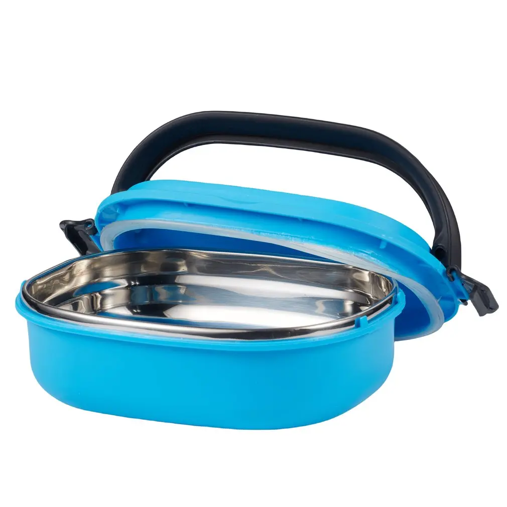 Stainless Steel Square Lunch Box Sealed Insulation Bento Box Lunch Box Canteen Large Capacity Lunch Box Portable Thermal Box