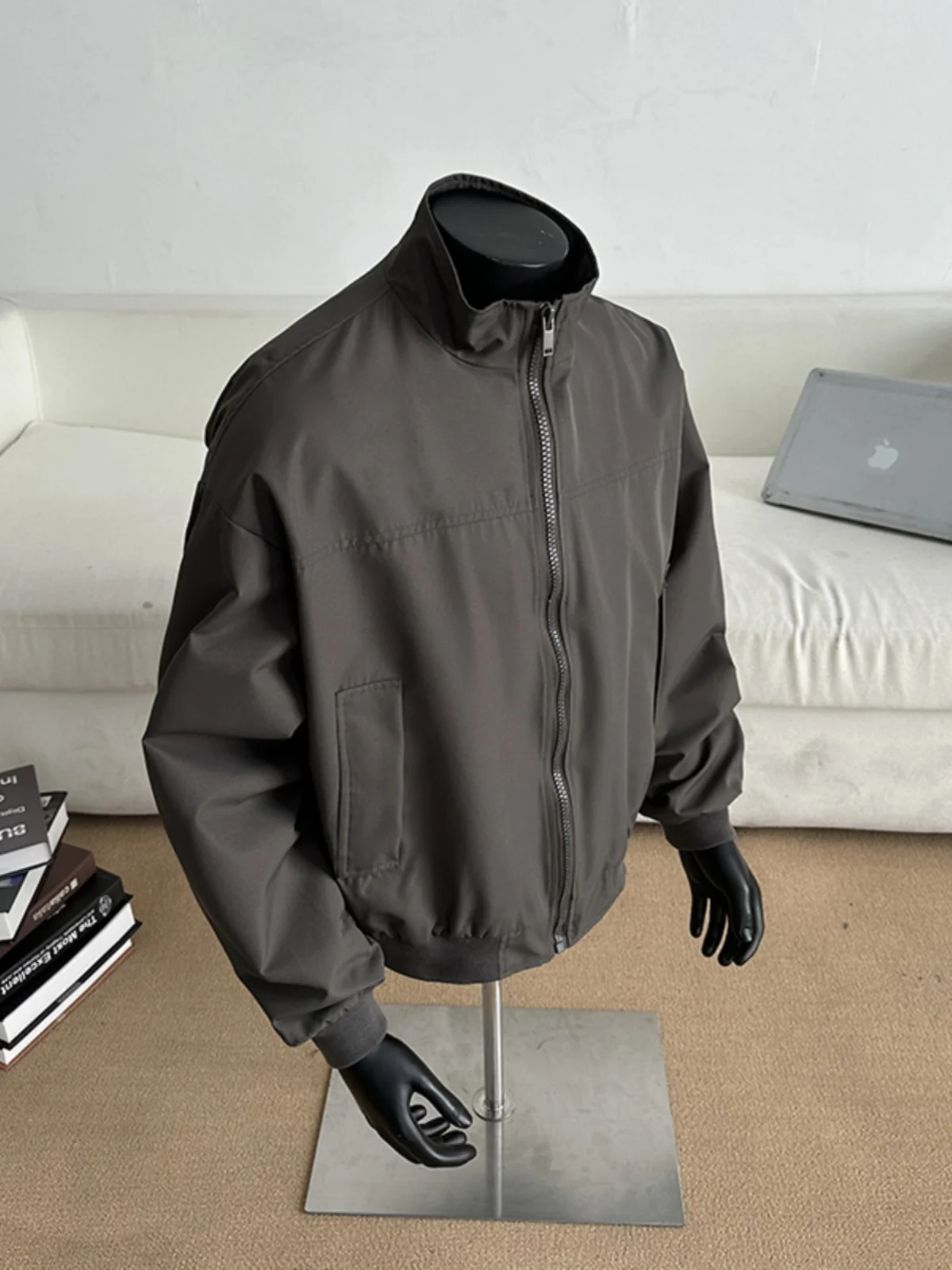 

Bla ort Pilot Jaet Men's Spring Autumn Cleanfit Knife Sve Outerwear Windproof Fce Lined Casual Youth Jaet