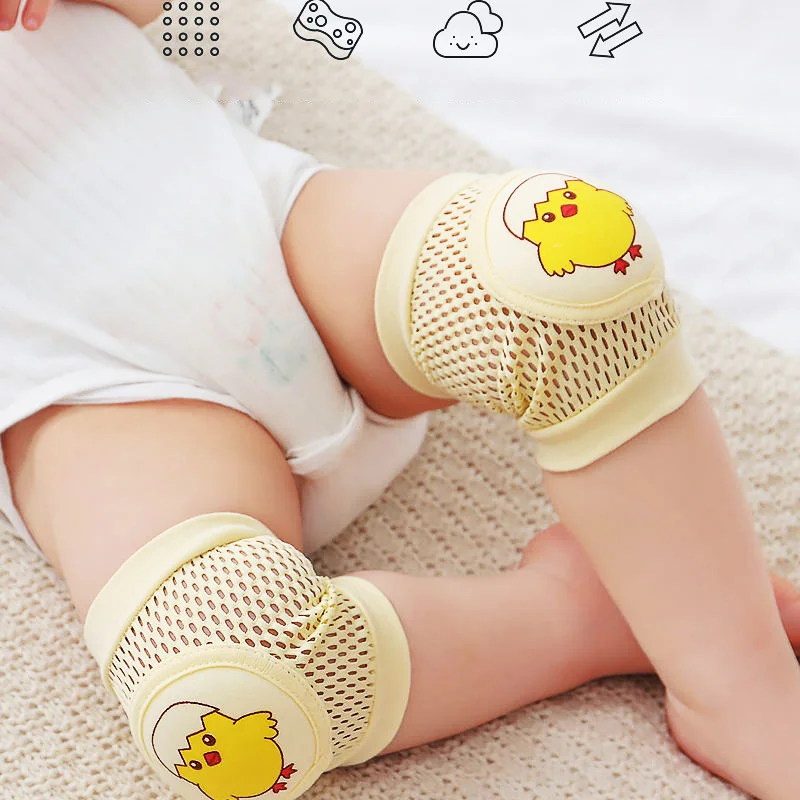 Baby Knee Pads For Crawling Anti-Slip Summer Breathable Mesh Toddlers Knee Covers Support Protector Baby Items Free Shipping