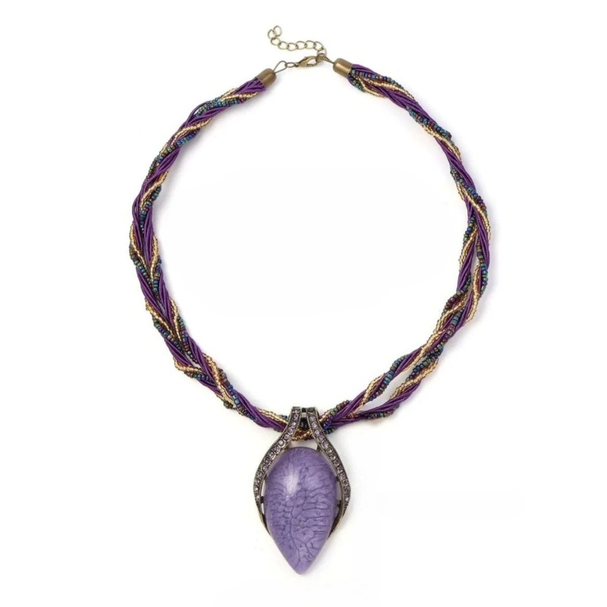 خمر البوهيمي قلادة العرقية الوطنية نمط الرجعية التجارة الخارجية بيان مجوهرات أنيقة هدية للنساء الأم زوجة #1