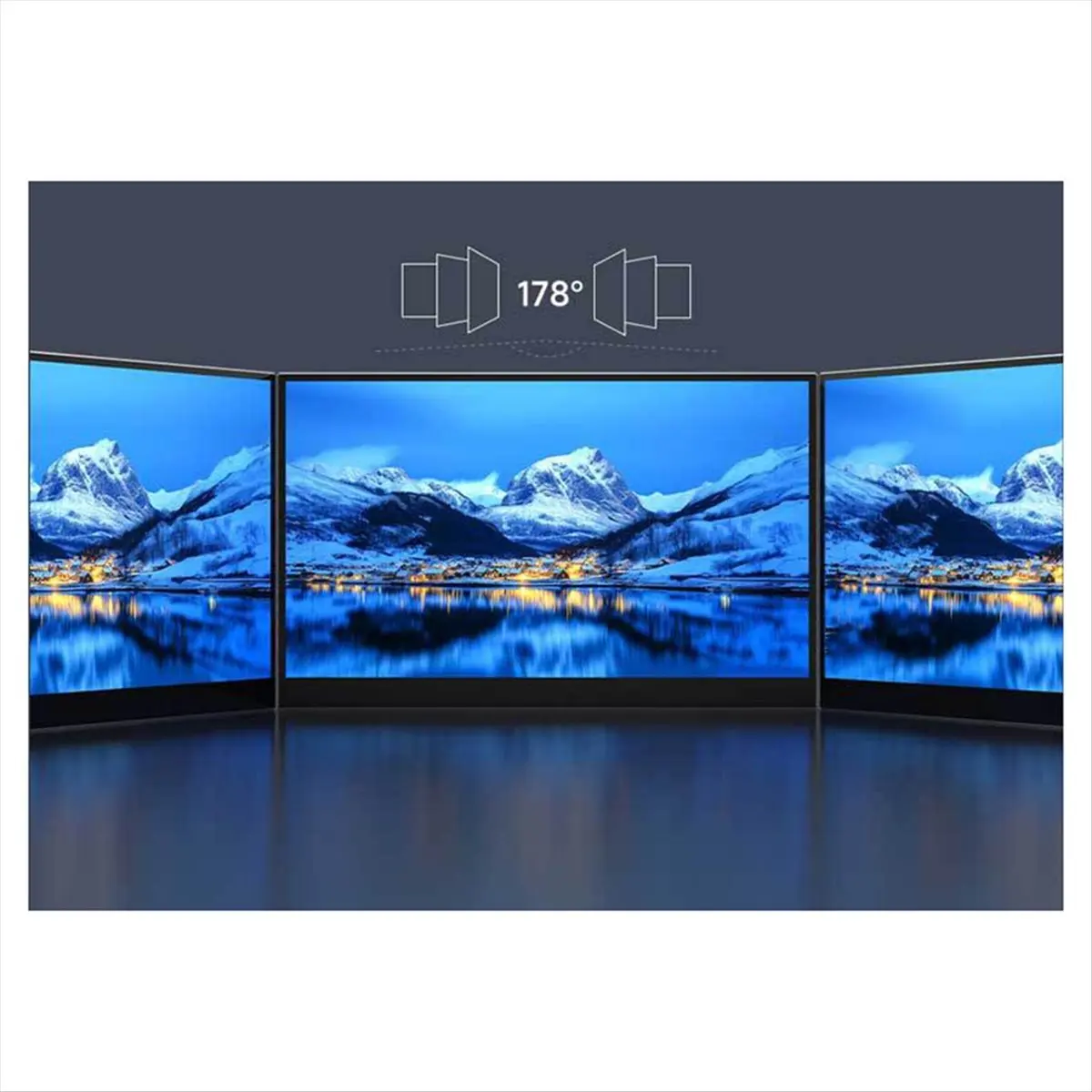 Top For Waveshare 15.6in LCD Touch Monitor(C),10-Point Capacitive Touch System Optical Bonding Toughened Glass Panel EU PLUG