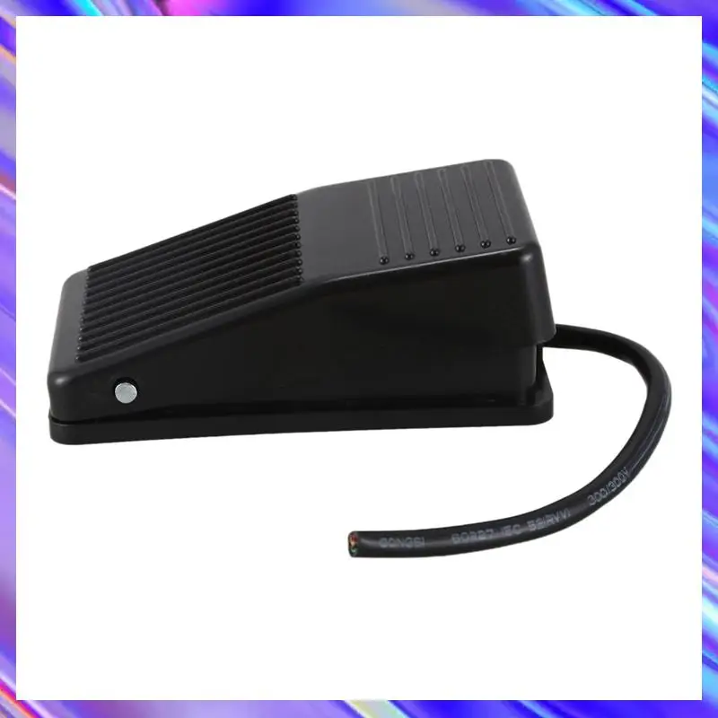 

A24U 5X 220V 10A SPDT Nonslip Plastic Momentary Electric Power Foot Pedal Switch