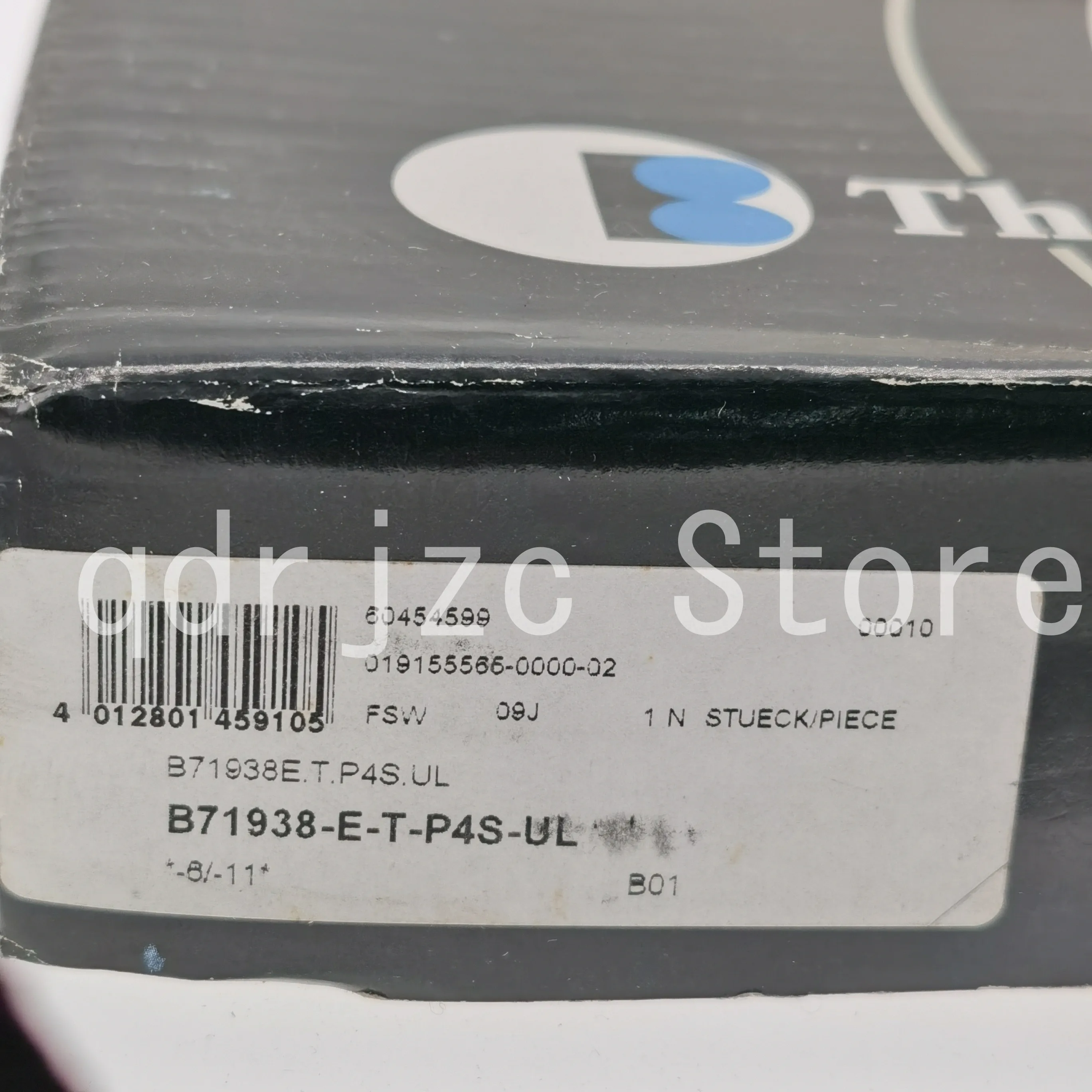 B71938-E-T-P4S-UL spindle bearings are installed in pairs with limited tolerances