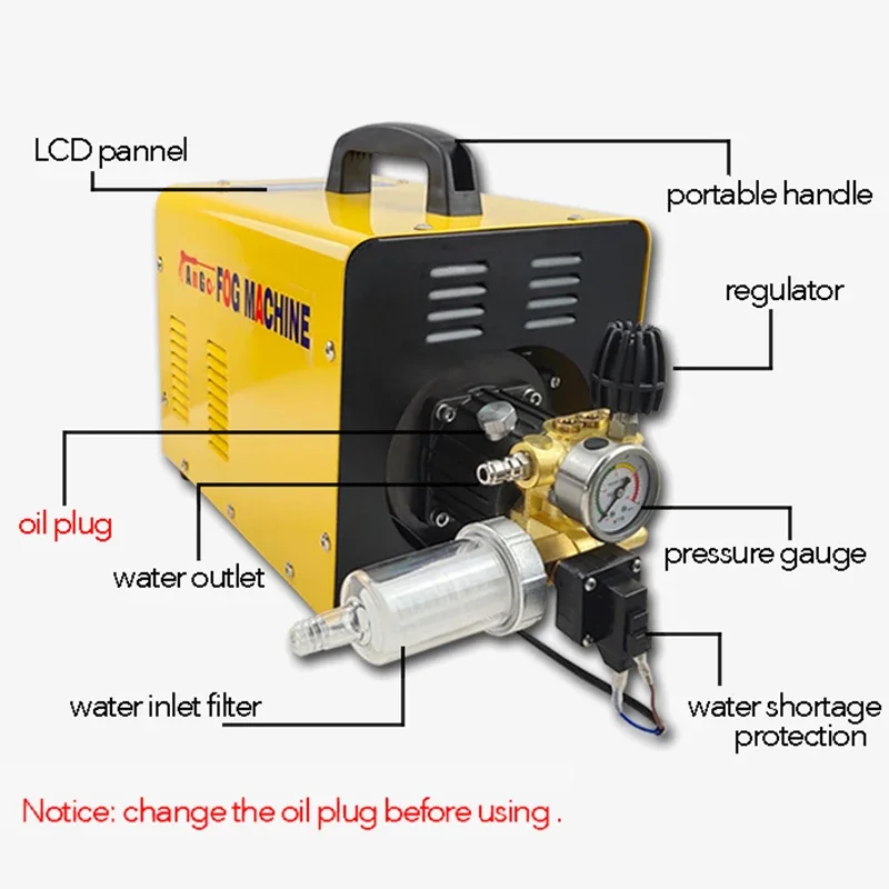 

-misting fogging cooling system misting machine ,cold fog machine