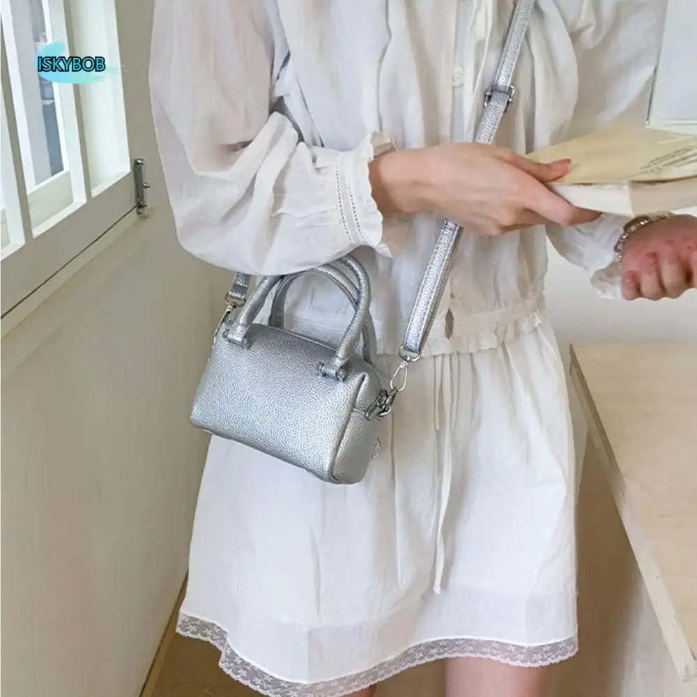 

Casual Luxury Pillow Crossbody Bags Small Zipper PU Leather Shoulder Bags Versatile Commute Women's Handbags Daily