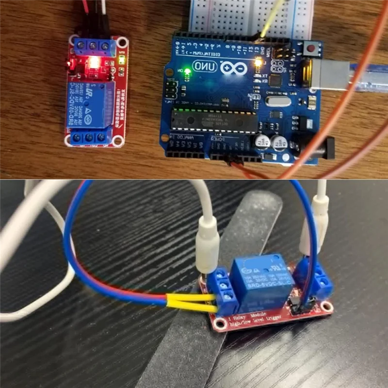 A42Z-10 Buah Modul Relai DC 12V Papan Relai 1 Saluran dengan Isolasi Optocoupler Mendukung Tingkat Tinggi atau Rendah