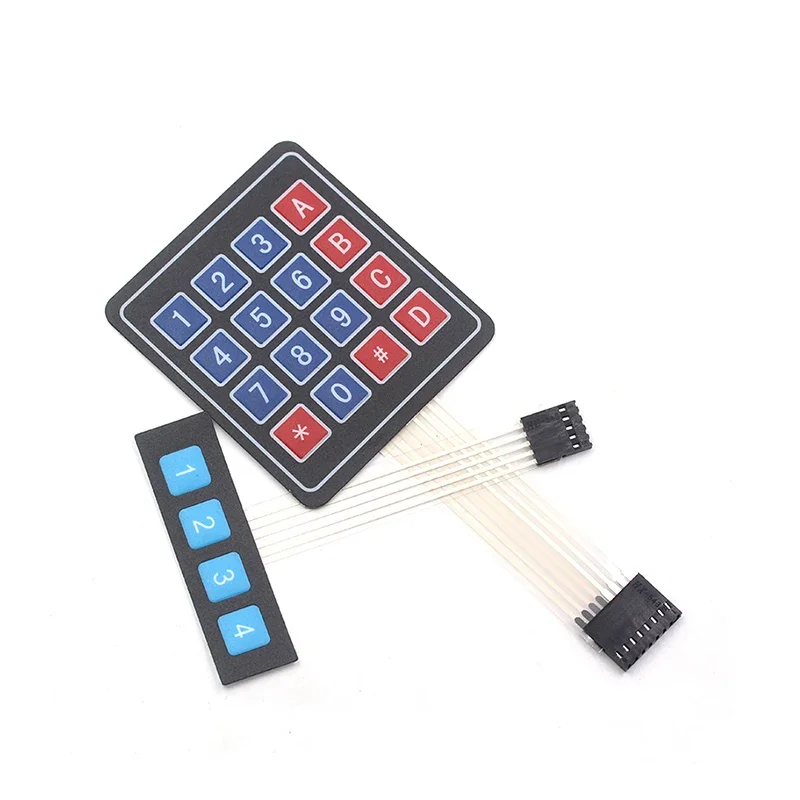 4 16Key Button 4*4 Membrane Switch Keypad 1x4 4x4 Matrix Array Keyboard For DIY Kit