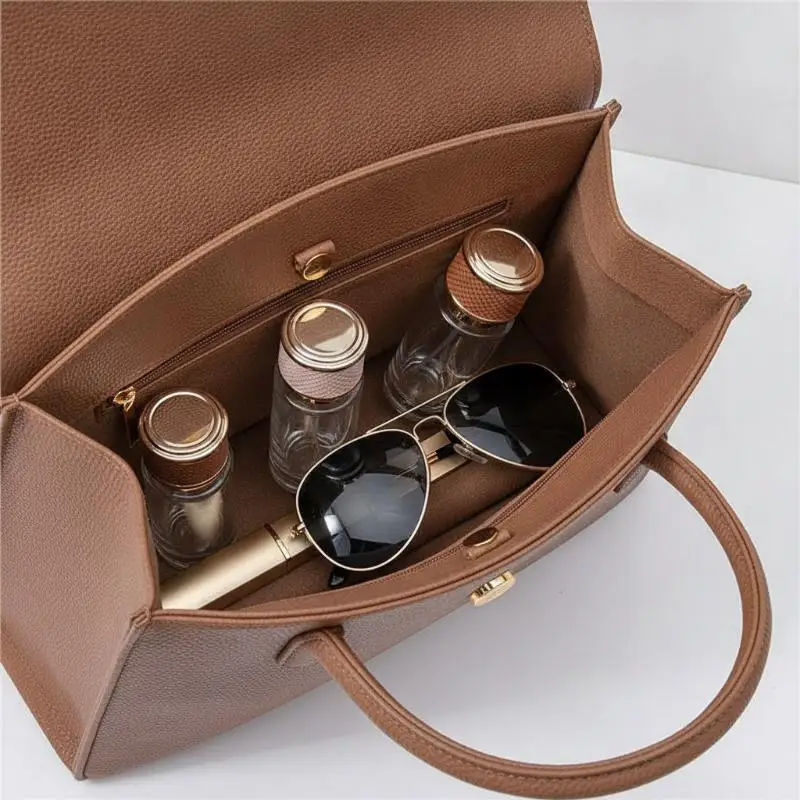 Leere Glas-Duftsprayflasche 20ml mit Schraubverschluss aus Leder, feiner Nebel, nachfüllbarer Parfümbehälter für Reisen – Detail 8