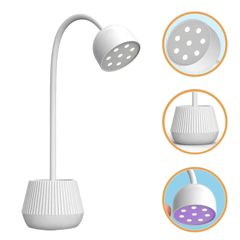 

Portable LED Nail Lamp for Gel Nails Quick Dry Safe Eye Skin Friendly Compact Design Type C Charging Manicure Nail Art