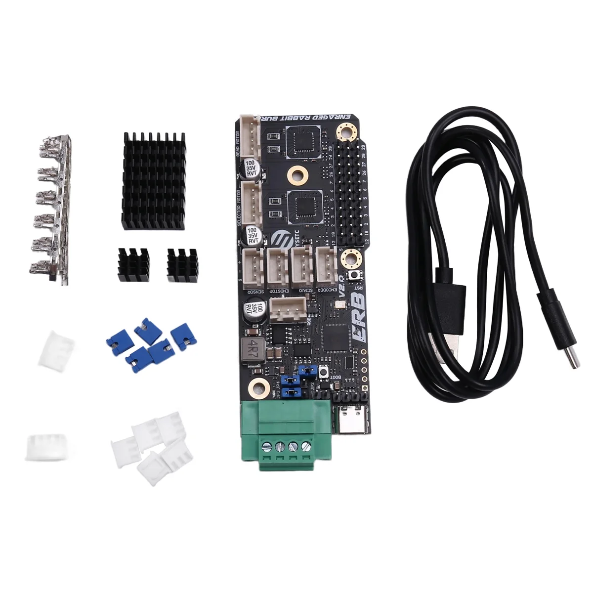 

A69F-FYSETC ERB V2.0 Mother Board Onboard Tmc2209 Drivers with CANBUS Interface for Voron ERCF V2.0 Enraged Rabbit Carrot Feeder