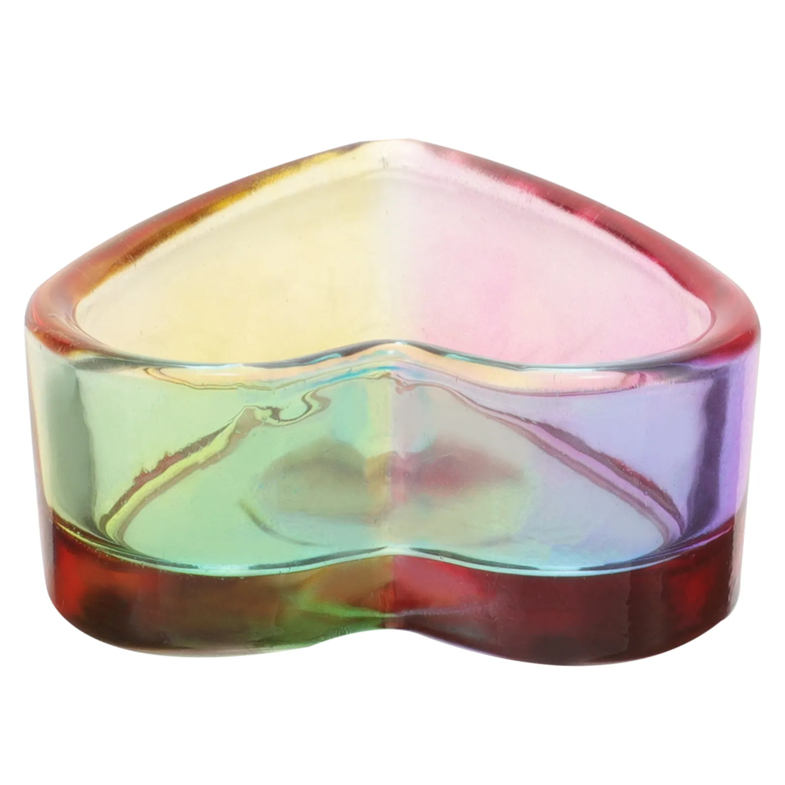 

Glass Nail Dappen Dish Heart Design Compact Lightweight for Acrylic Nails Manicure Supplies Nail Liquid Holder Jewelry Storage
