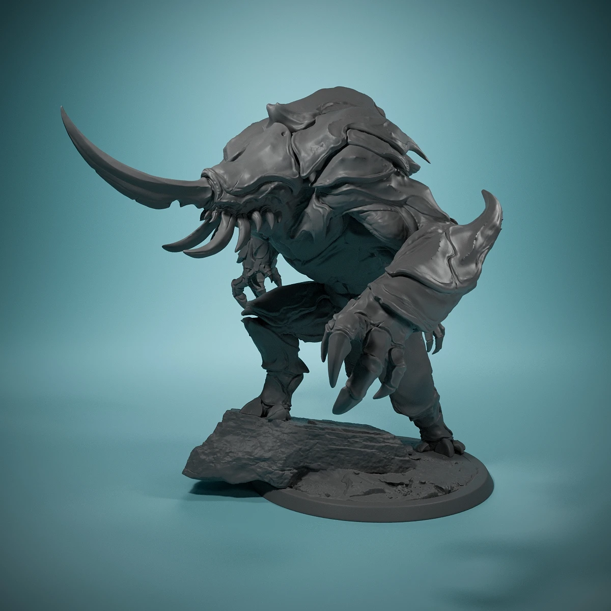 Umberhulk-miniaturas de resina de sobremesa en miniatura D & D, ¡Perfectas para juegos de mesa y juegos de rol! Modelo en miniatura pintado a mano