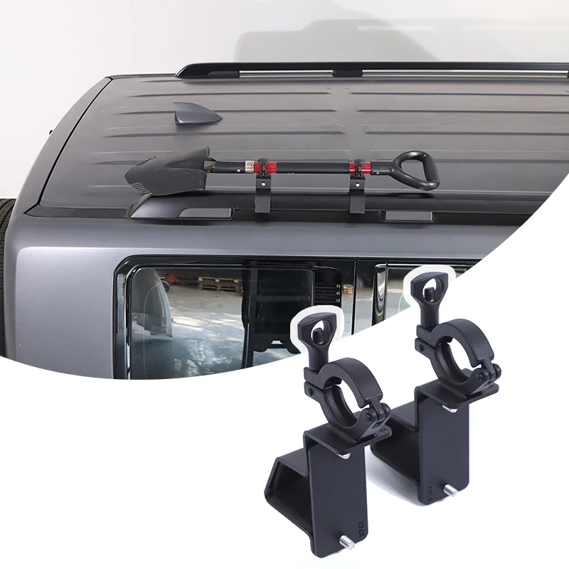

Carbon Steel Black Car Roof Rack Shovel Mount Brackets For Great Wall Haval H9 2024 2025 Car Accessories