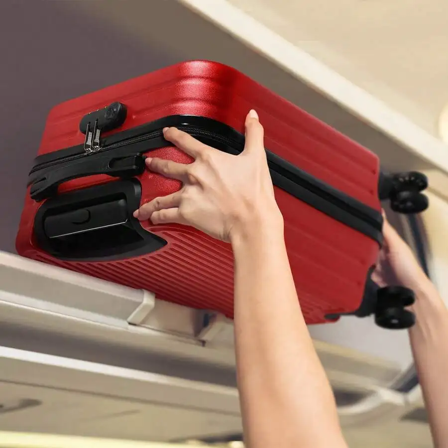 Compact & Airline Ready!18 Inch Hard Shell Carry On, Lightweight Small Suitcase With Smooth Wheels, Perfect Mini Luggage For Short Trips Luggage Case Trolley Suitcase Spinner Suitcase Travel Luggage Travel Suitcase Hardshell Suitcase Suitcase Luggage