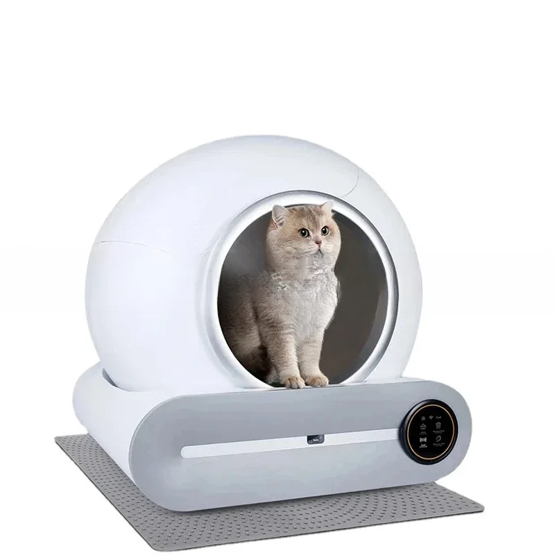 Cat potty pet potty automatic smart cat litter box self cleaning control pet toilet garbage tray