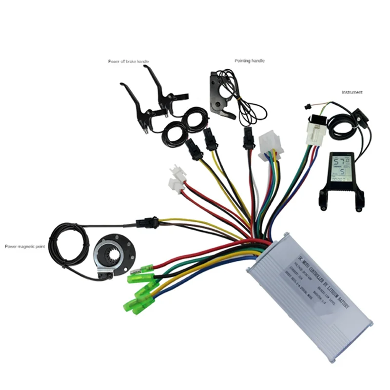 

2525+ Sine Wave Controller Kit Electric Bicycle Electric Scooter Kit S830 Display Sine Wave Controller 36/48V JN15A 250W