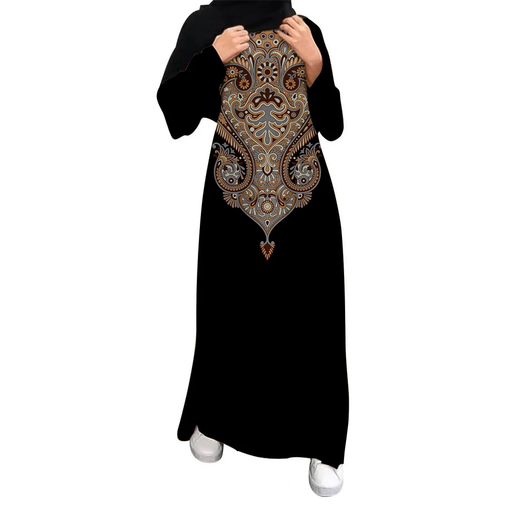 Muslim Islamic Abaya Dress 2024 High Quality Ramadan Women Clothing Flared Sleeve Dubai Turkey Femme Abaya Dress Detachable Belt