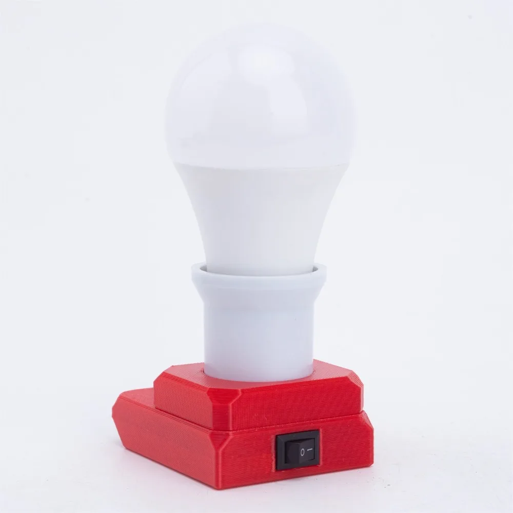 Imagem -03 - Lanternas de Bulbo Branco Led Portátil Suporte da Lâmpada E27 Poder x Mudança Bateria Ozito 18v Li-ion 5w