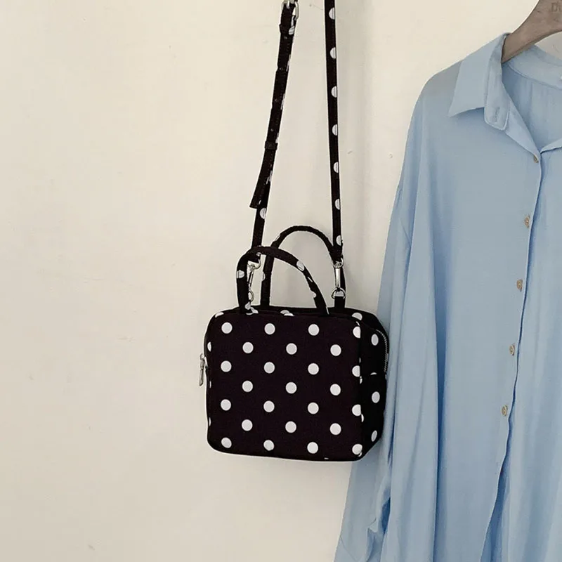 

Design Polka Dot Shoulder Bag High Quality Women's Boston Handbag Fashion Crossbody Tote Bag