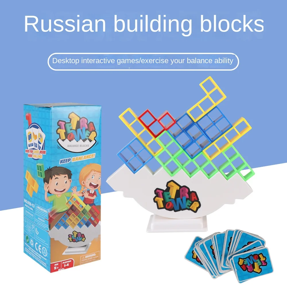 Balance Stacking Board Bricks Kids Adults Tower Block Toys for Family Parties Baby Girls montessori Puzzle Games Building blocks