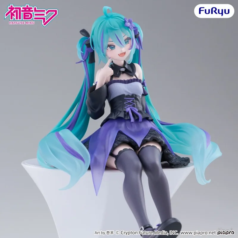 

Pre-sale in August 2026 Original FuRyu Noodle Stopper Figure Piapro Miku Flower Fairy Bellflower Collection Model Ornaments