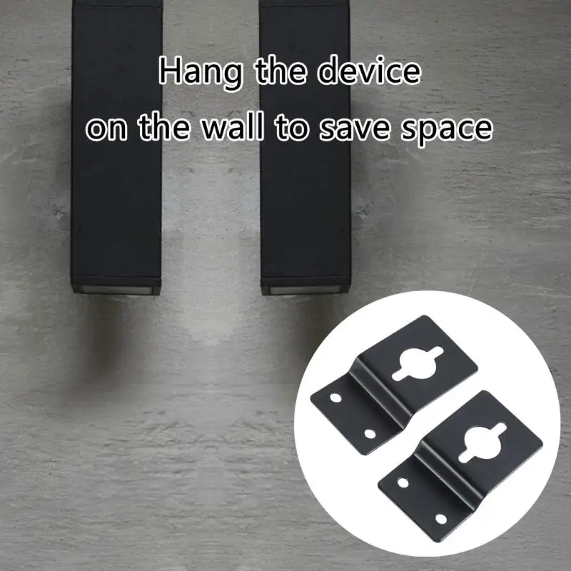 B2RD Pack Of 2 Speaker Wall Mount Brackets Design Hold Up To 33Lbs Mounting Rack