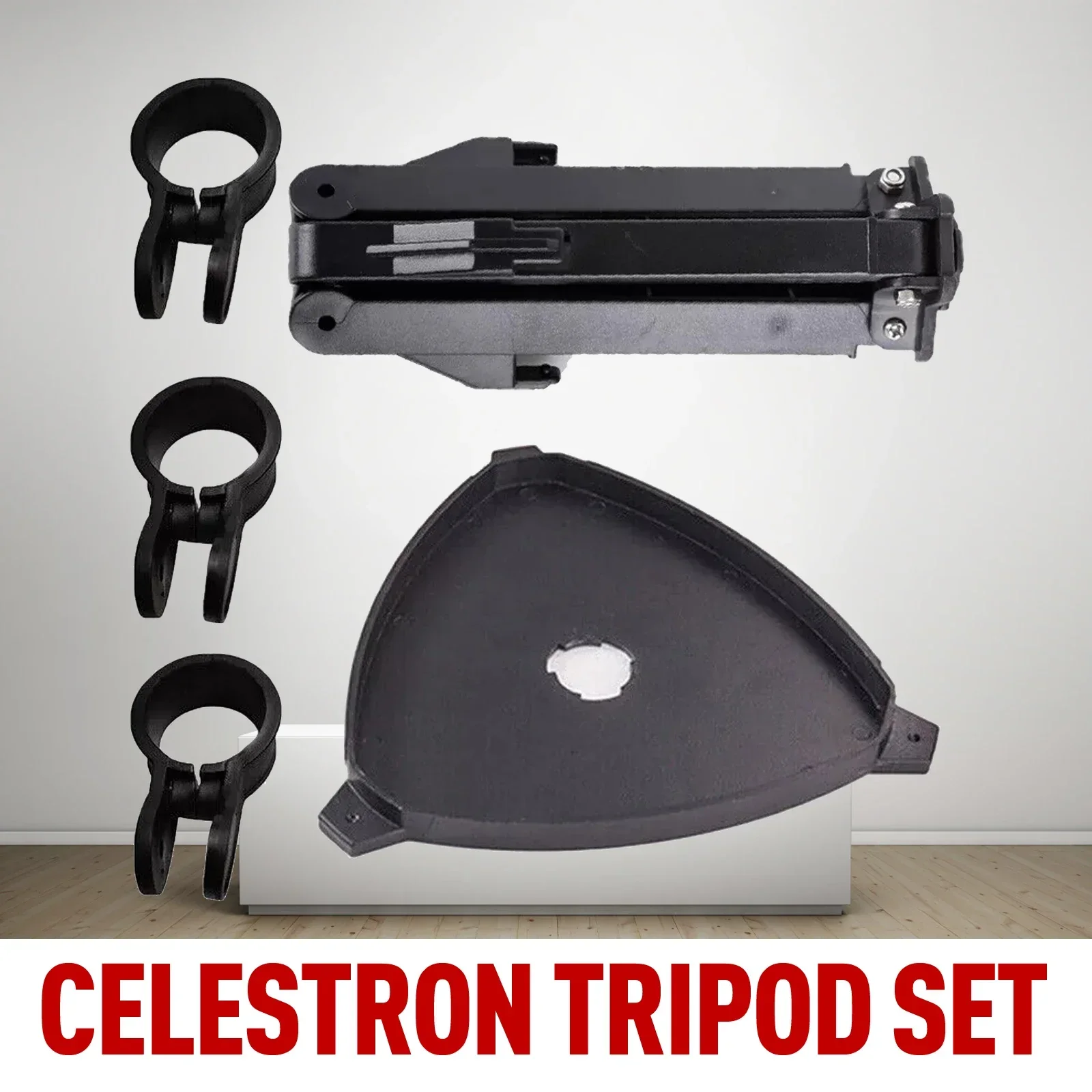 Accessory Tray For Celestron GT, SLT ,CG-2, CG-3 Meade EQ-1 Telescope Tripods Clamping Rings with Screws