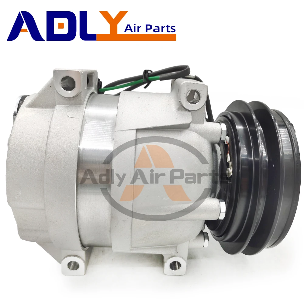 CM7579 에어컨 컴프레서 24V 현대기계 굴삭기 로더 LC 220 11Q6-90040 11Q6-90041 11Q690040 A5W00258A