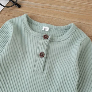 Tulum pamuklu uzun kollu tişört bebek bebek tulum erkek kız tulum tulum, çocuk giyim ve sonbahar En çok satılan 10 pant-carters içeceği-9 numara