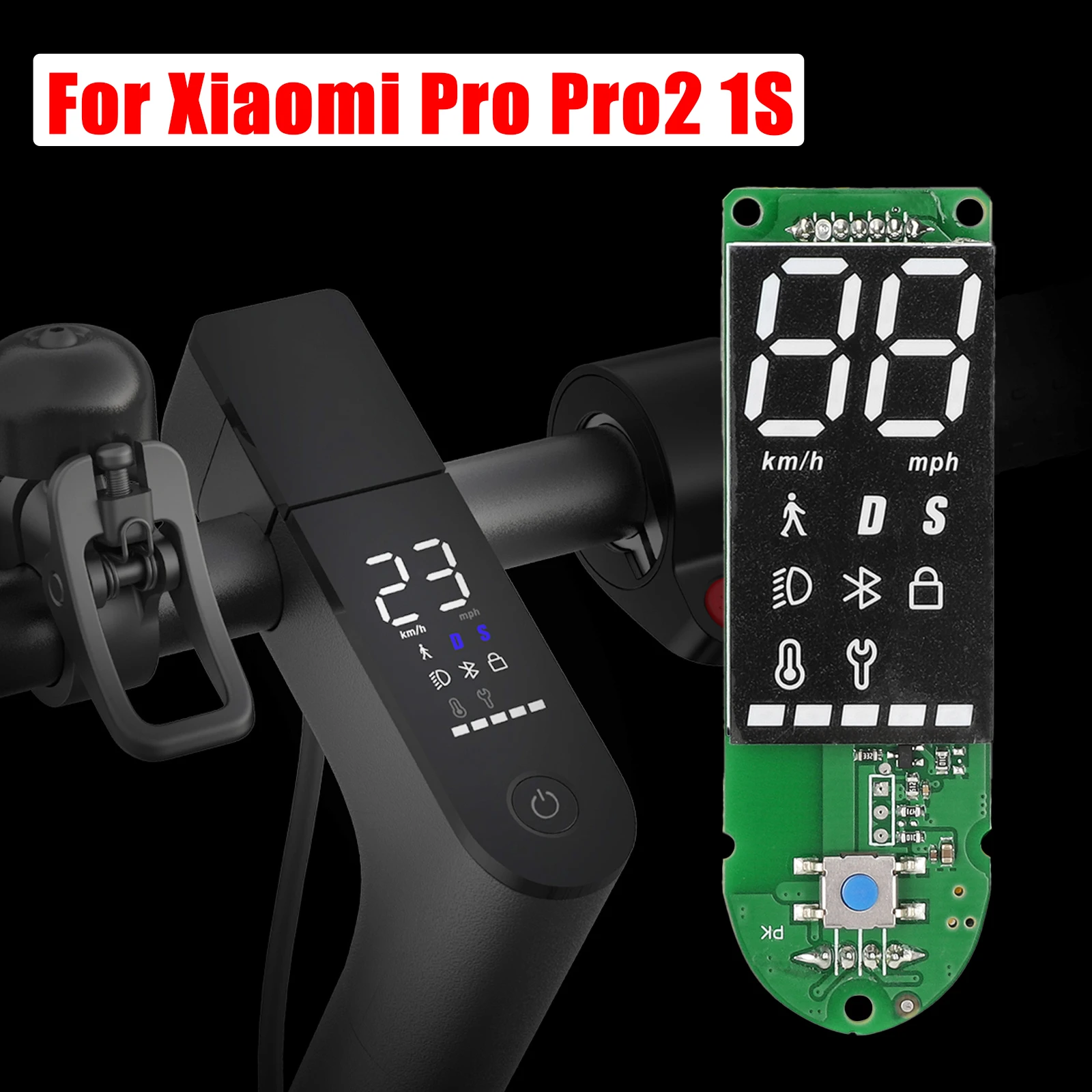 Image of Armaturenbrett-Display für Xiaomi Pro Pro2 1S Elektroroller, Upgrade, Bluetooth-Display, Steuerplatine, Platine, Ersatzteil