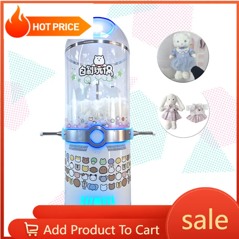 DIY Hand‑Operated Plush Toy Filling Unit Multi‑Material Stuffing Gear For Amusement Game Store Application