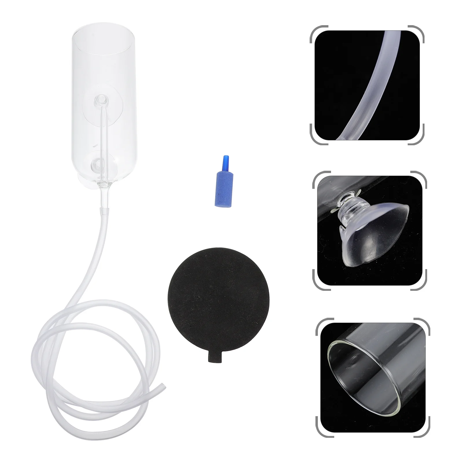 

1Pcs Dissolved Oxygen Device Professional Transparent Aquarium Tool Oxygen Dissolver Fish Tank Air Provider Reliable Safe