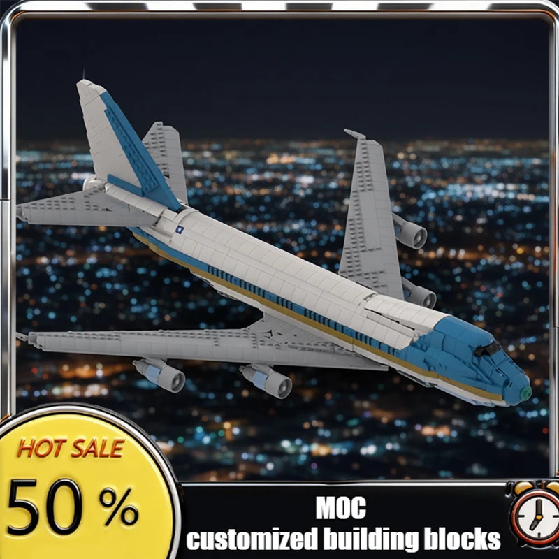 

Набор строительных блоков 2023 PCS Plane Bricks 10360 Air Force One MOC: Модульный конструктор, популярная креативная игрушка для самостоятельной сборки, подарок на Рождество