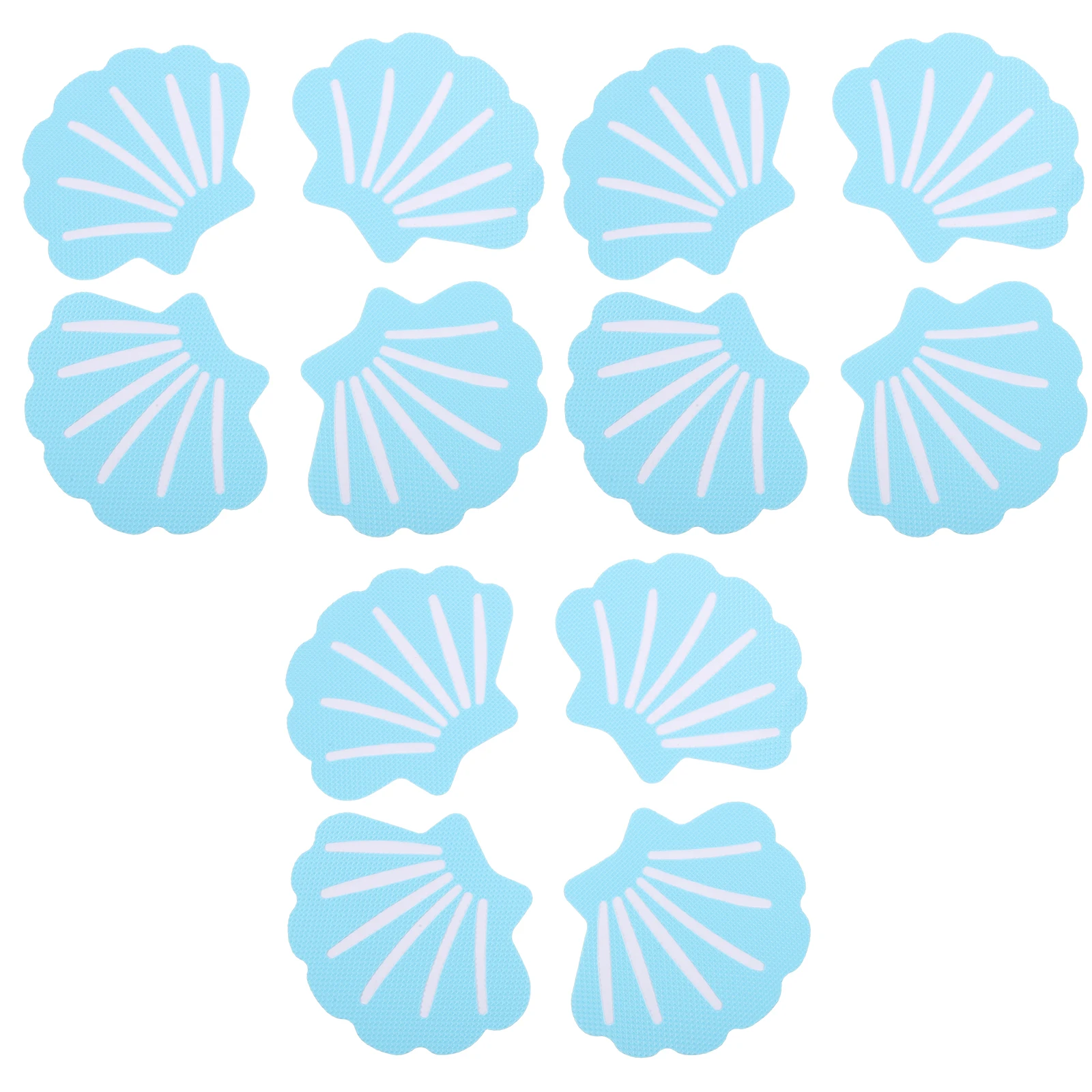 

12 Pcs Shell Bath Sticker Decals Non Slip for Bathtub Bathroom Skid Stickers Kids