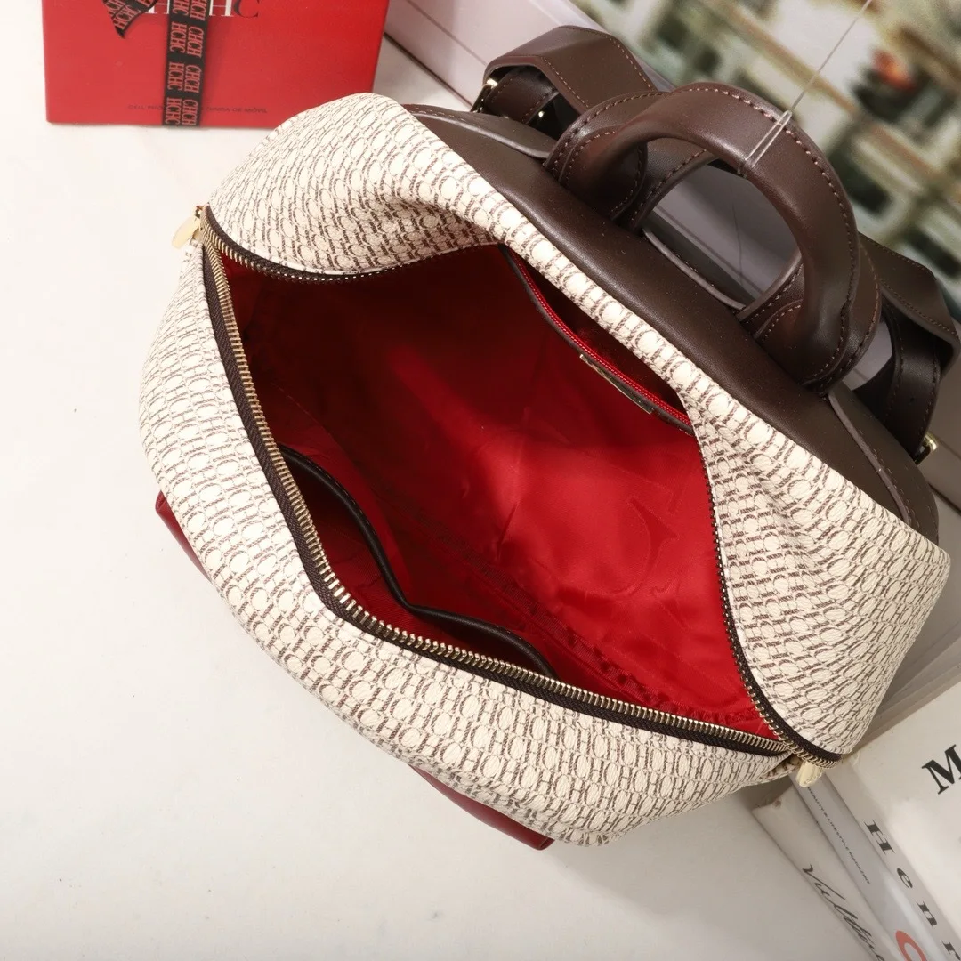 2025 Новый роскошный женский рюкзак, водостойкий повседневный рюкзак для ноутбука для работы, высококачественный рюкзак из натуральной кожи