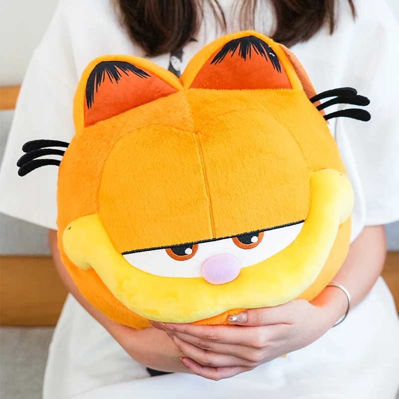 Cartoon Garfield Cat Plush Pillow Skin Friendly Soft Comfortable Stuffed Kawaii Garfield Cushion Sofa Bedroom for Girls Boys