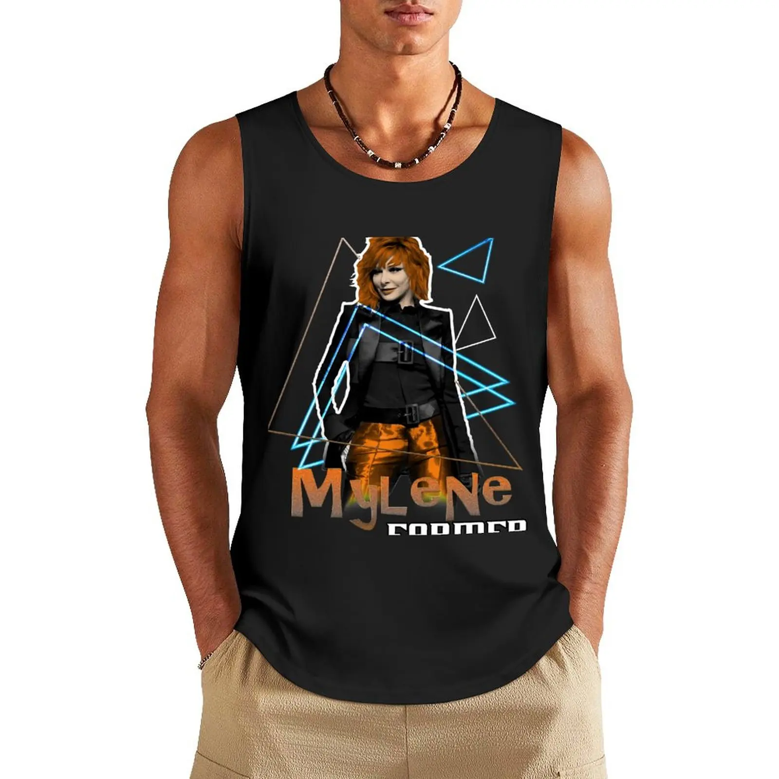 

Gift For Men Chemise Fermier Mylène Gifts For Fan Tank Top Top summer Men's gym t-shirts