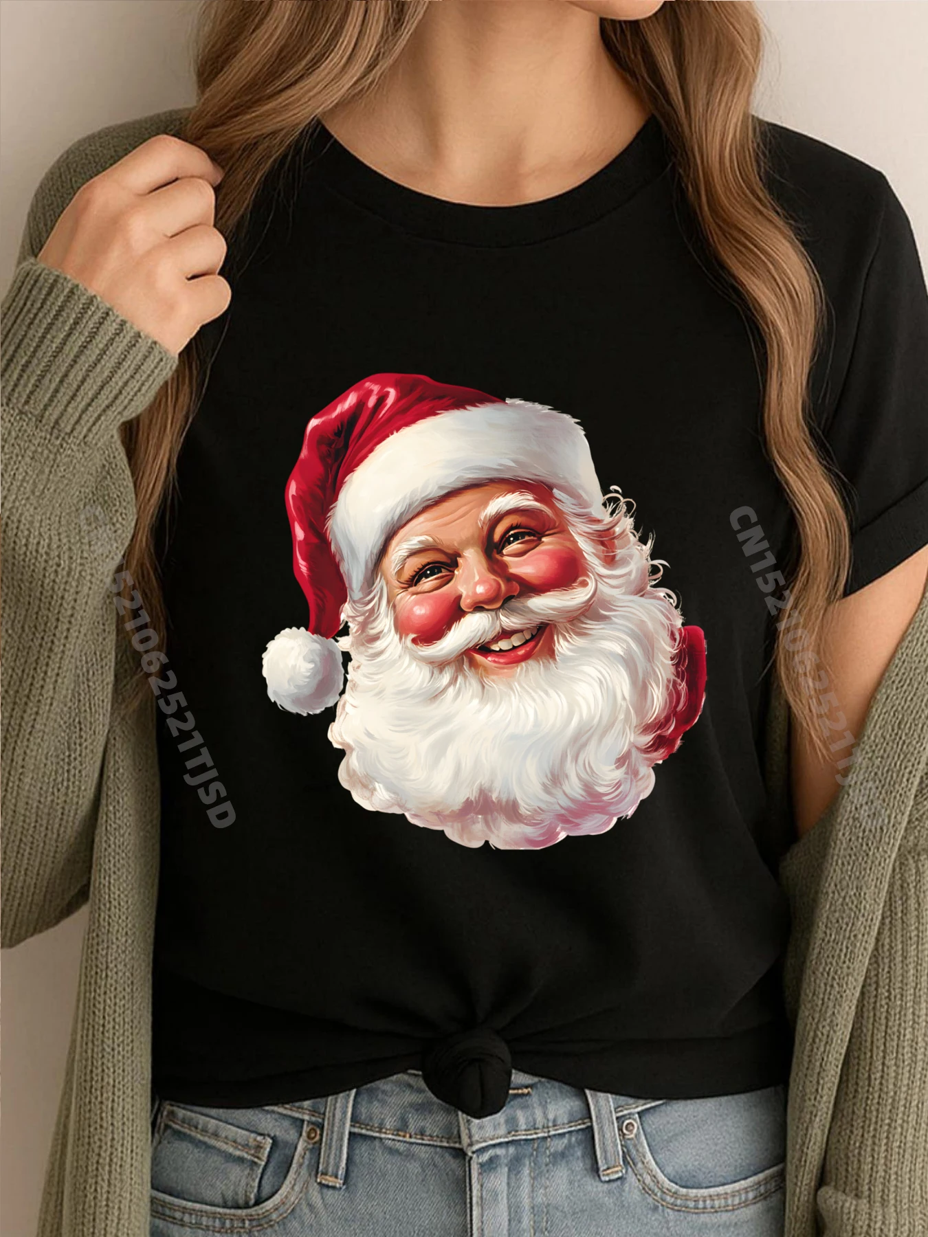 

Прохладное лицо Санта-Клауса, рождественская старая рождественская забавная рубашка, мужская рубашка Cinco de Mayo