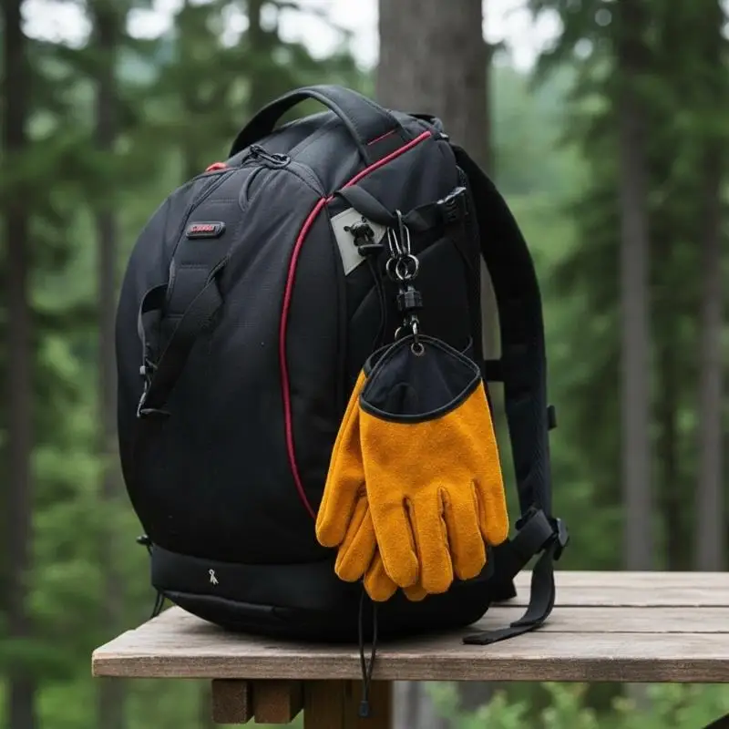 Hitzebeständige BBQ-Handschuhe aus Rindsleder, rutschfeste Grillhandschuhe für Camping, Angeln und Schweißen – Detail 3