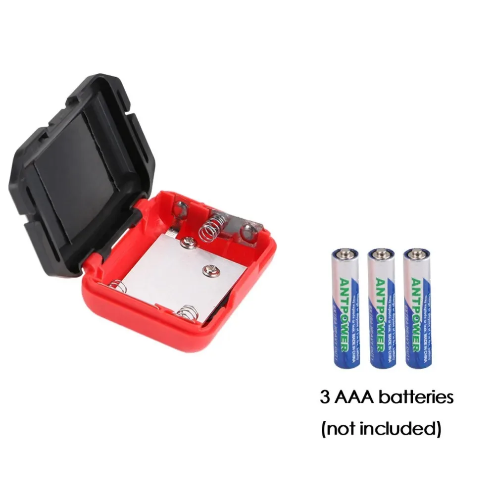 تنطبق المصابيح الأمامية LED COB على المصباح الأمامي لبطارية AAA مع 3 أوضاع إضاءة مشاعل للتخييم في الهواء الطلق والمشي لمسافات طويلة #5