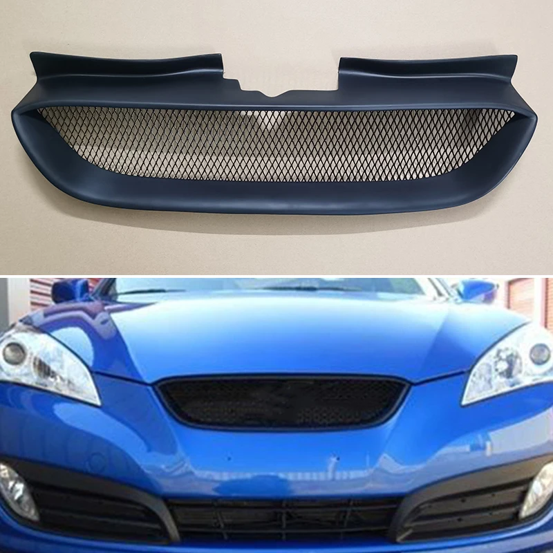 

For Hyundai Genesis Coupe 2009 2010 2011 Year Racing Grille Grill Body Kit Accessories FRP Matte Black
