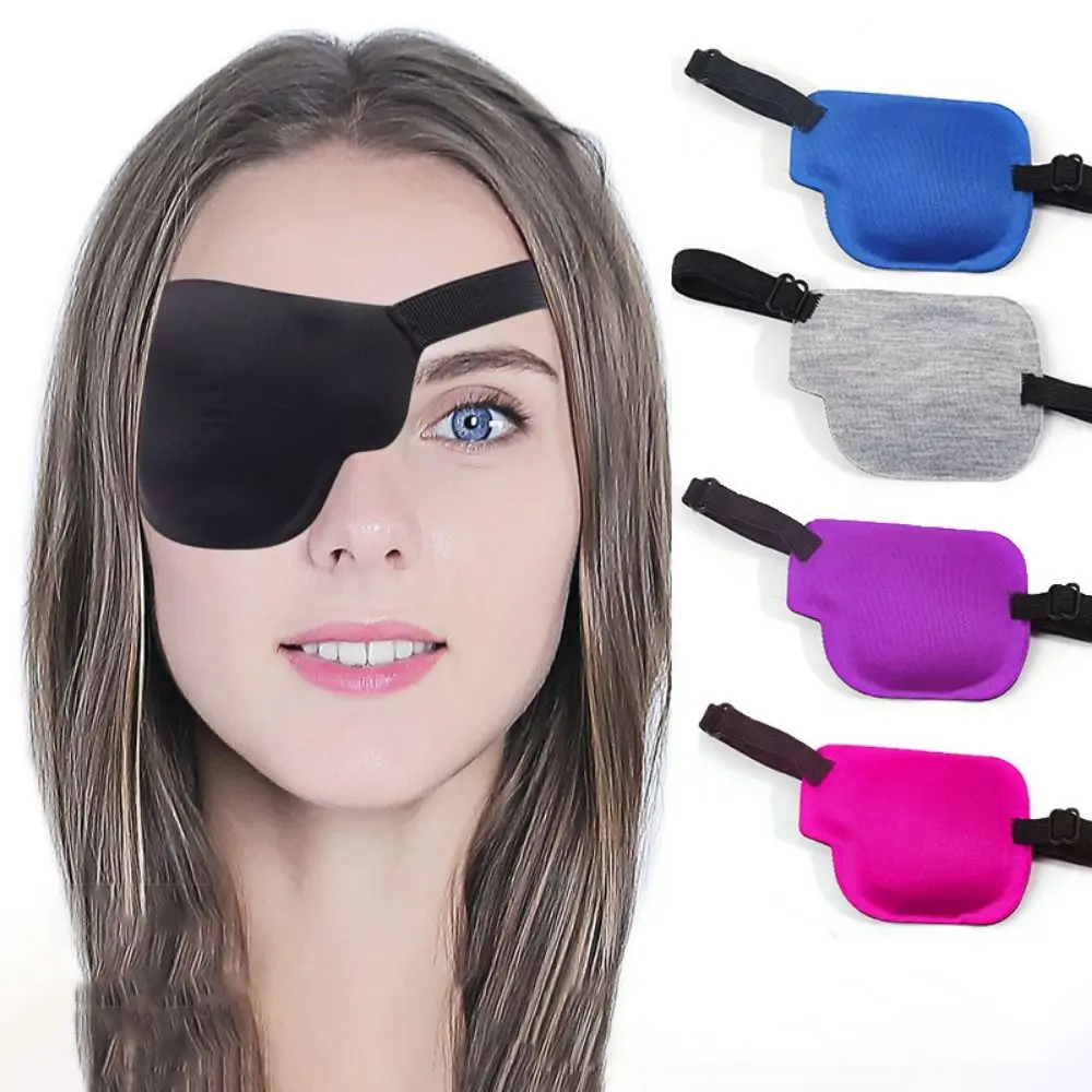 

3D Single Eye Patch Soft Adjustable Strabismus Eye Patches Colorful Breathable 3D Adjustable Eyepatch for Right or Left Eye