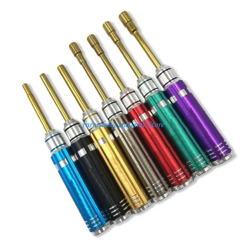 

Y5GD 7Pcs Resistant Fastener 2.0mm to 5.0mm Ergonomic Hexagonal Socket Wrench