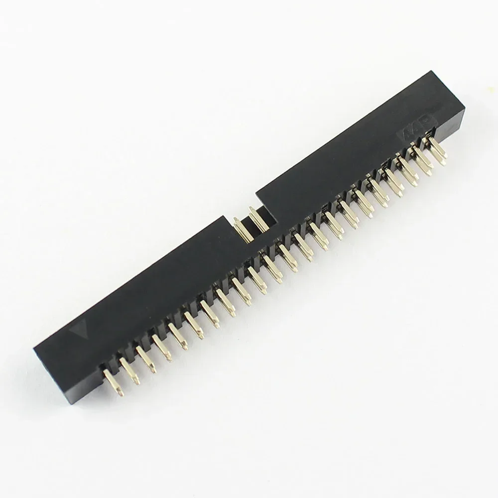 50pcs 2mm 2.0mm 2x22 Pin 44 Pin Straight Male Shrouded PCB Box header IDC Socket DC3