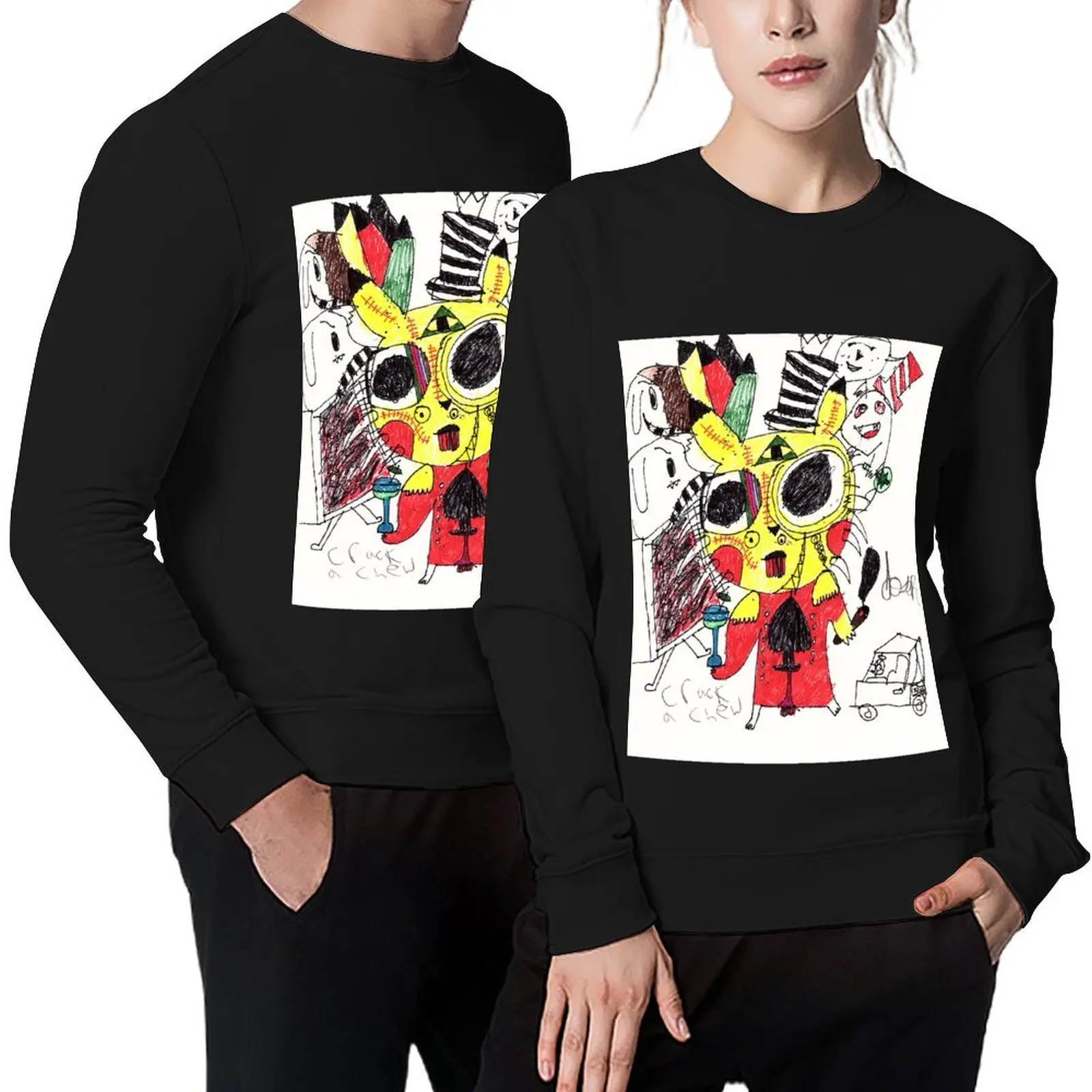 

Crack a Chew Pullover men's clothes men clothing graphic t shirts men men's winter sweater sweatshirt