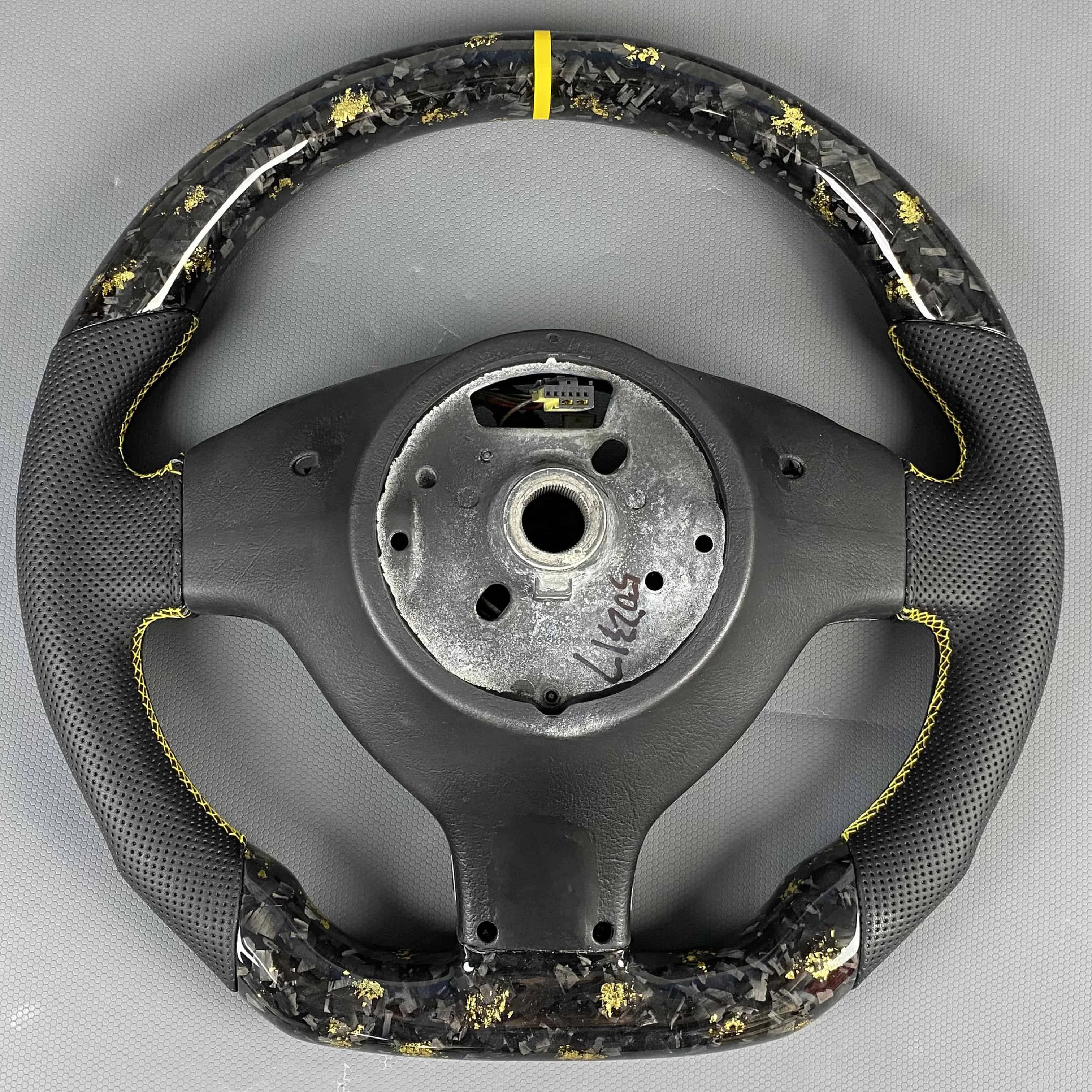 For BMW Old 3 Series M E46 1998-2005 Replacement Carbon Fiber Steering Wheel Alcantara Perforated Leather Material