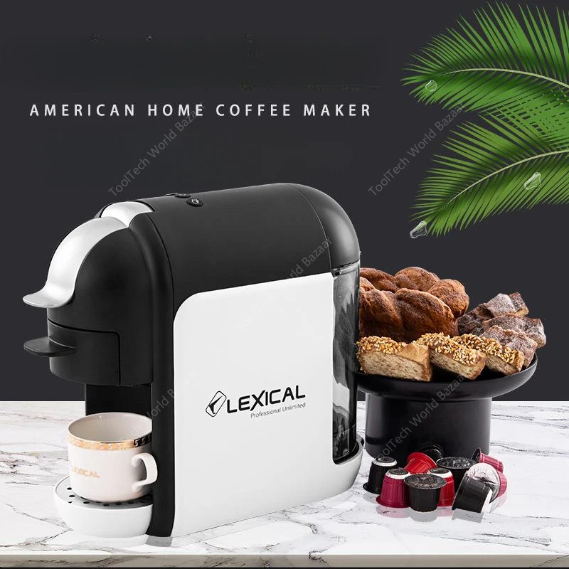 Multifunktions-amerikanische Espressomaschine für den Haushalt, 5-in-1-Kaffeebeutel-kompatible Kapselkaffeemaschine